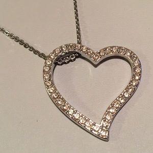 Swarovski heart pendant